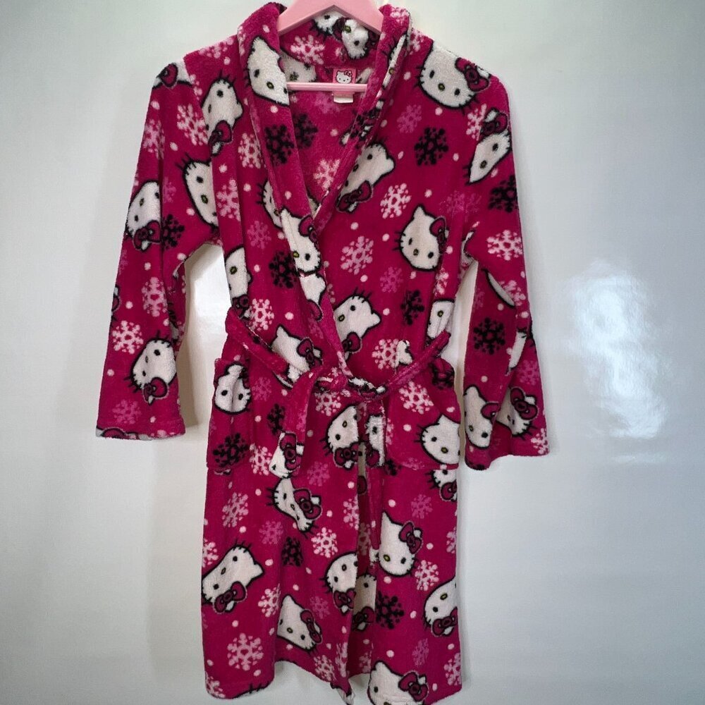 Hello Kitty Bath Robe Girls Size L